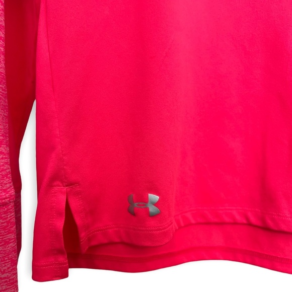Under Armour HeatGear Loose Fit Long Sleeve Pink Workout Shirt - Women’s Size S - Picture 9 of 9